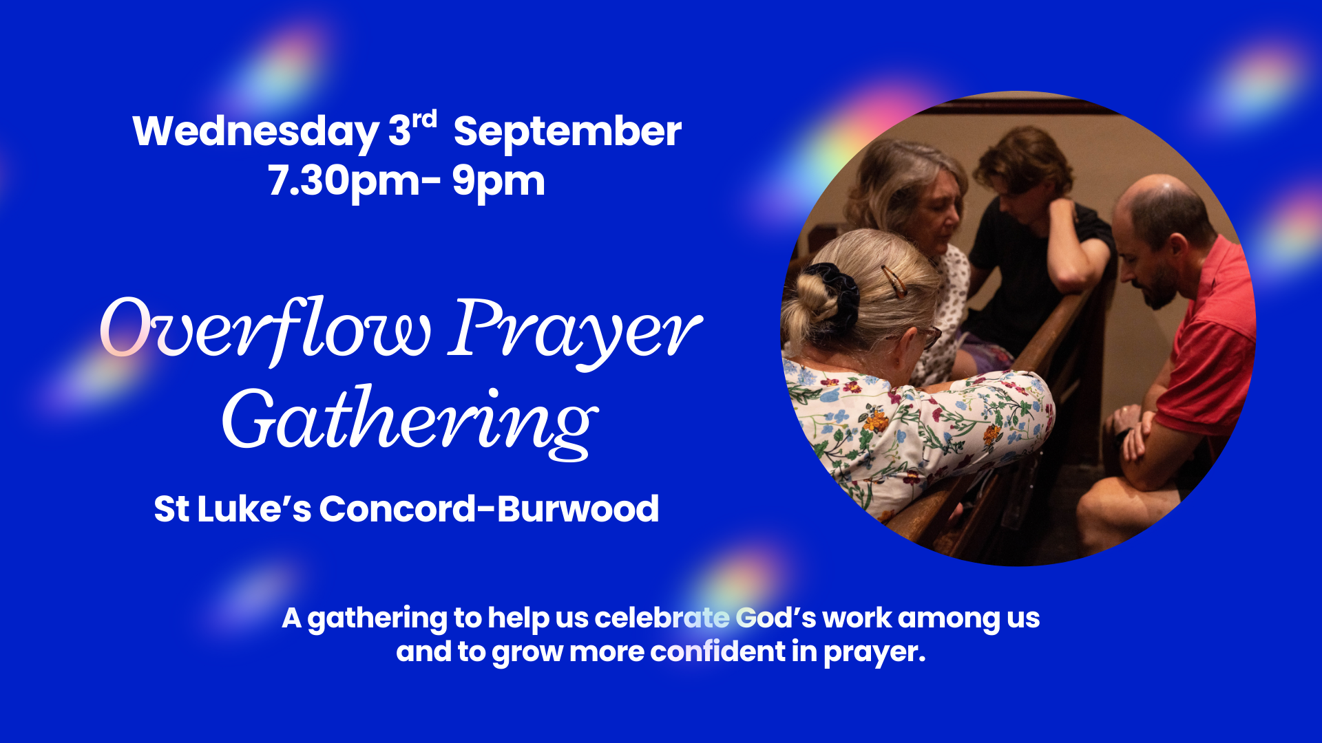 Overflow Prayer Gathering Sept 2025 Overflow Prayer Gathering Sept 2025