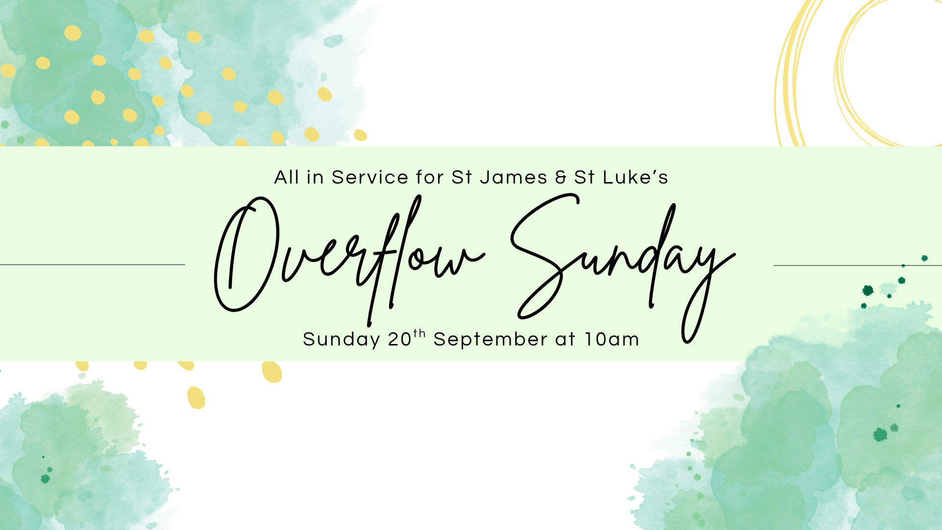 Overflow Sunday 2026 slide
